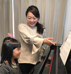 瑞絵ピアノ教室の様子